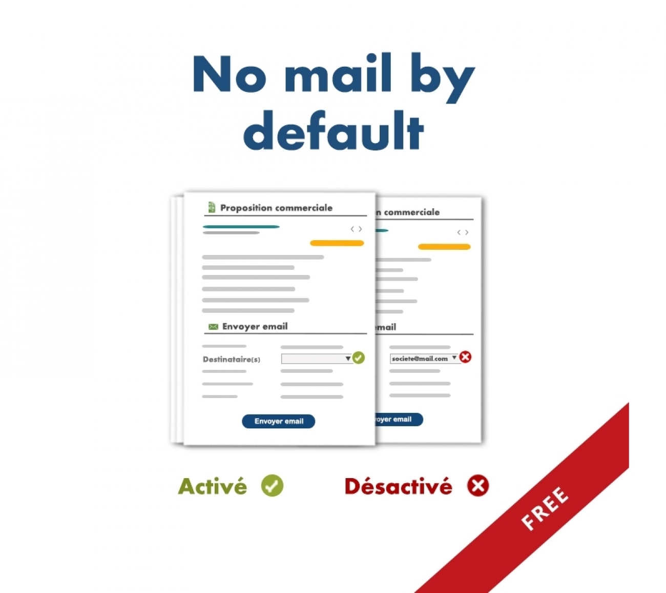 005 - N&Atilde;O ENVIAR E-MAIL POR PADR&Atilde;O